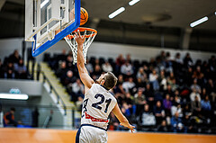Basketball, Win2Day Superliga 2023/24, Grunddurchgang 19.Runde, Vienna Timberwolves, Fürstenfeld Panthers, Moritz Lanegger (21)