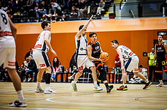 Basketball, Win2Day Superliga 2023/24, Grunddurchgang 19.Runde, Vienna Timberwolves, Fürstenfeld Panthers, Paul Rotter (6), Felix Leindecker (6)