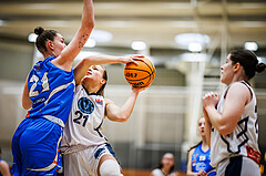 Basketball, Win2Day Basketball Damen Superliga 2023/24, Grunddurchgang 10.Runde, Vienna Timberwolves, DBB LZ OÖ, Petra Pammer (21)