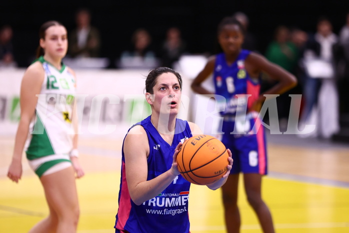 28.01.2024, Graz, Raiffeisen Sportpark, Basketball Damen Superliga 2023/24, Grunddurchgang 10.Runde, UBI Holding Graz - UBSC-DBBC Graz ,  