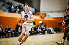 Basketball, Win2Day Superliga 2023/24, Grunddurchgang 19.Runde, Vienna Timberwolves, Fürstenfeld Panthers, Jakob Konzet (5)
