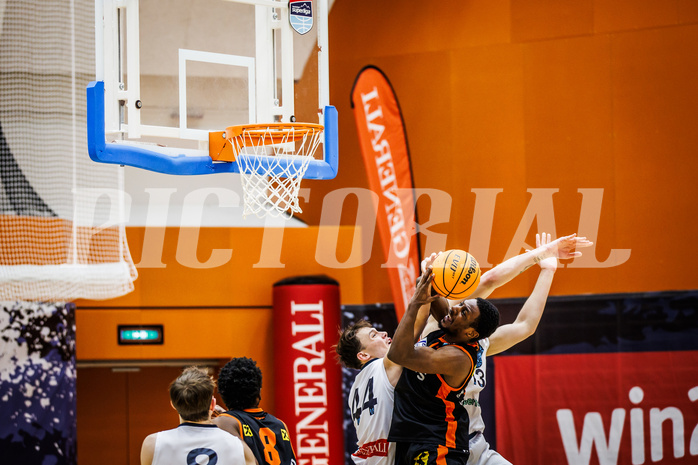 Basketball, Win2Day Superliga 2023/24, Grunddurchgang 19.Runde, Vienna Timberwolves, Fürstenfeld Panthers, Hegel Augustin (17)