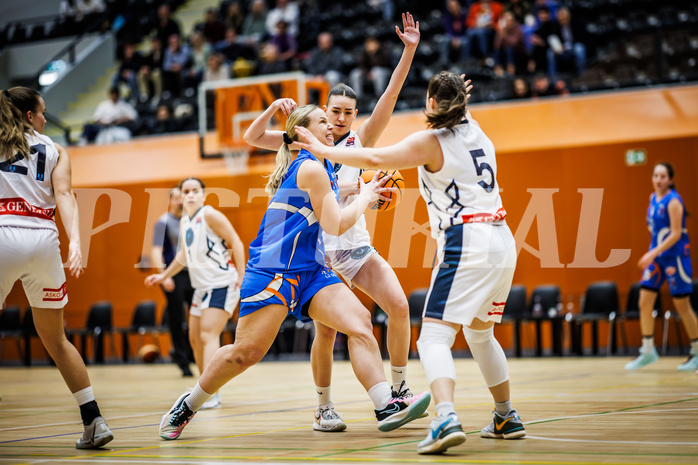 Basketball, Win2Day Basketball Damen Superliga 2023/24, Grunddurchgang 10.Runde, Vienna Timberwolves, DBB LZ OÖ, Lejla Pleho (11)