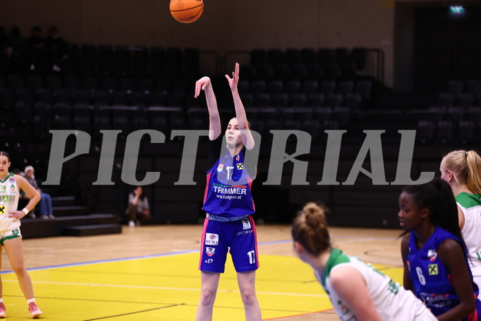 28.01.2024, Graz, Raiffeisen Sportpark, Basketball Damen Superliga 2023/24, Grunddurchgang 10.Runde, UBI Holding Graz - UBSC-DBBC Graz ,  