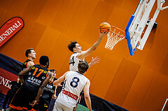 Basketball, Win2Day Superliga 2023/24, Grunddurchgang 19.Runde, Vienna Timberwolves, Fürstenfeld Panthers, Ivor Kuresevic (44)