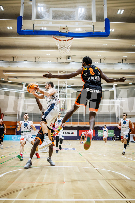 Basketball, Win2Day Superliga 2023/24, Grunddurchgang 19.Runde, Vienna Timberwolves, Fürstenfeld Panthers, Moritz Lanegger (21)