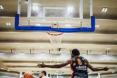 Basketball, Win2Day Superliga 2023/24, Grunddurchgang 19.Runde, Vienna Timberwolves, Fürstenfeld Panthers, Moritz Lanegger (21)