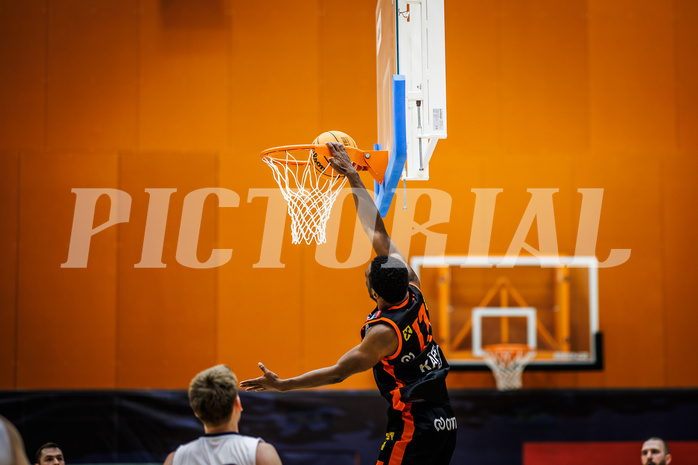 Basketball, Win2Day Superliga 2023/24, Grunddurchgang 19.Runde, Vienna Timberwolves, Fürstenfeld Panthers, Hegel Augustin (17)