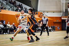 Basketball, Win2Day Superliga 2023/24, Grunddurchgang 19.Runde, Vienna Timberwolves, Fürstenfeld Panthers, Jakob Szkutta (10)