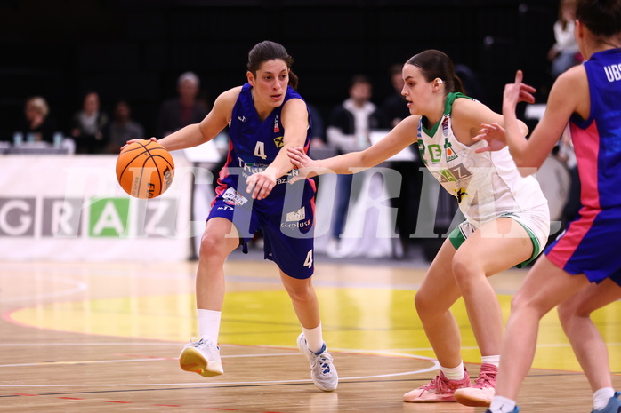 28.01.2024, Graz, Raiffeisen Sportpark, Basketball Damen Superliga 2023/24, Grunddurchgang 10.Runde, UBI Holding Graz - UBSC-DBBC Graz ,  