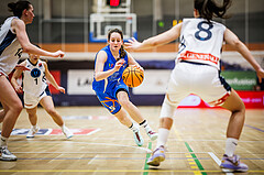 Basketball, Win2Day Basketball Damen Superliga 2023/24, Grunddurchgang 10.Runde, Vienna Timberwolves, DBB LZ OÖ, Ylenia Bonett (5)