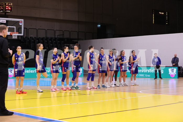 28.01.2024, Graz, Raiffeisen Sportpark, Basketball Damen Superliga 2023/24, Grunddurchgang 10.Runde, UBI Holding Graz - UBSC-DBBC Graz ,  