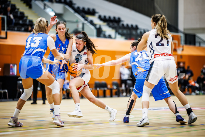 Basketball, Win2Day Basketball Damen Superliga 2023/24, Grunddurchgang 10.Runde, Vienna Timberwolves, DBB LZ OÖ, Magdalena Schmidt (4)
