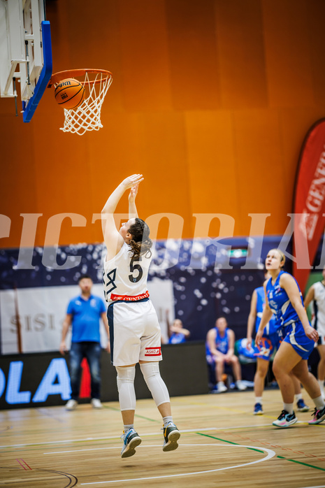 Basketball, Win2Day Basketball Damen Superliga 2023/24, Grunddurchgang 10.Runde, Vienna Timberwolves, DBB LZ OÖ, Katharina Kindl (5)
