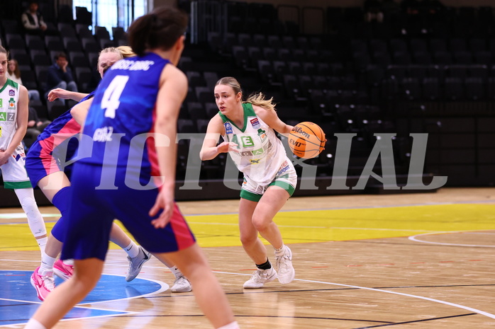 28.01.2024, Graz, Raiffeisen Sportpark, Basketball Damen Superliga 2023/24, Grunddurchgang 10.Runde, UBI Holding Graz - UBSC-DBBC Graz ,  