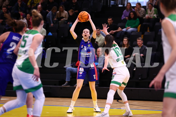 28.01.2024, Graz, Raiffeisen Sportpark, Basketball Damen Superliga 2023/24, Grunddurchgang 10.Runde, UBI Holding Graz - UBSC-DBBC Graz ,  