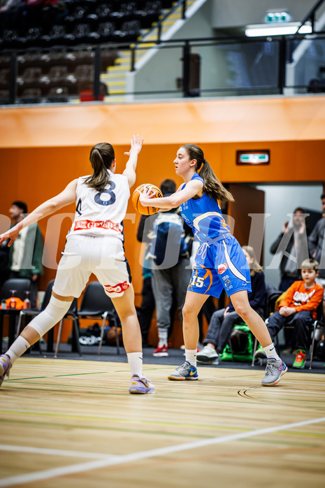 Basketball, Win2Day Basketball Damen Superliga 2023/24, Grunddurchgang 10.Runde, Vienna Timberwolves, DBB LZ OÖ, Ivona Pilic (15)