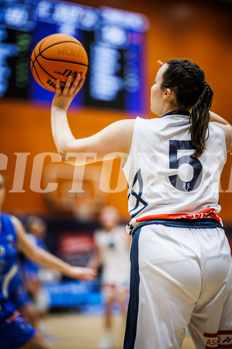 Basketball, Win2Day Basketball Damen Superliga 2023/24, Grunddurchgang 10.Runde, Vienna Timberwolves, DBB LZ OÖ, Katharina Kindl (5)