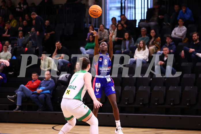 28.01.2024, Graz, Raiffeisen Sportpark, Basketball Damen Superliga 2023/24, Grunddurchgang 10.Runde, UBI Holding Graz - UBSC-DBBC Graz ,  