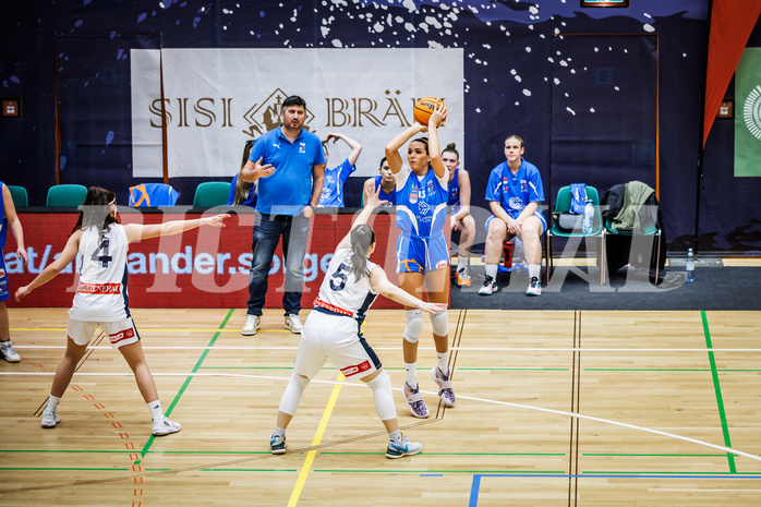 Basketball, Win2Day Basketball Damen Superliga 2023/24, Grunddurchgang 10.Runde, Vienna Timberwolves, DBB LZ OÖ, Milica Popovic (13)