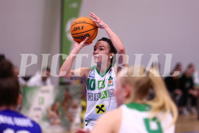 28.01.2024, Graz, Raiffeisen Sportpark, Basketball Damen Superliga 2023/24, Grunddurchgang 10.Runde, UBI Holding Graz - UBSC-DBBC Graz ,  
