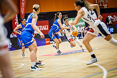 Basketball, Win2Day Basketball Damen Superliga 2023/24, Grunddurchgang 10.Runde, Vienna Timberwolves, DBB LZ OÖ, Aleksandra Novakovic (8)