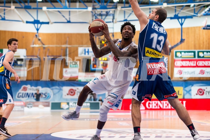 Basketball, ABL 2016/17, Playoff Finale Spiel 1, Oberwart Gunners, Kapfenberg Bulls, Jamari Traylor (9)