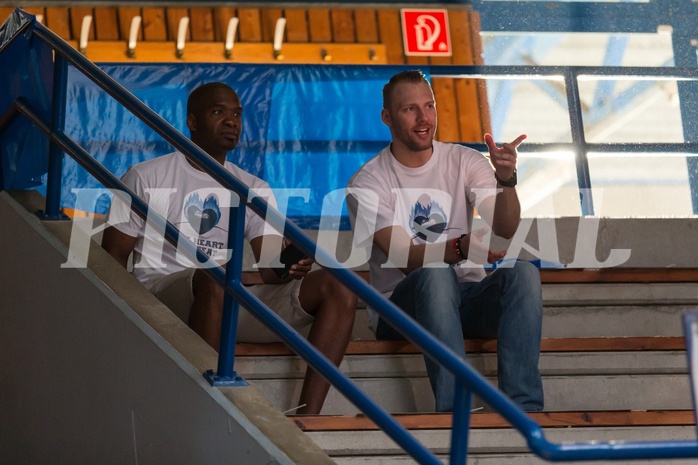 Basketball, ABL 2016/17, Playoff Finale Spiel 1, Oberwart Gunners, Kapfenberg Bulls, Jason Johnson, Adomas Drungilas