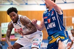 Basketball, ABL 2016/17, Playoff Finale Spiel 1, Oberwart Gunners, Kapfenberg Bulls, Jamari Traylor (9)