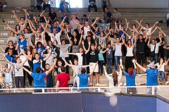 Basketball, ABL 2016/17, Playoff Finale Spiel 1, Oberwart Gunners, Kapfenberg Bulls, Bulls Fan Choreo
