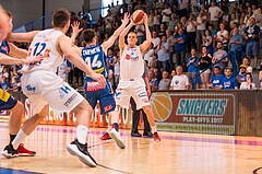 Basketball, ABL 2016/17, Playoff Finale Spiel 1, Oberwart Gunners, Kapfenberg Bulls, Sebastian Käferle (7)