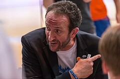 Basketball, ABL 2016/17, Playoff Finale Spiel 1, Oberwart Gunners, Kapfenberg Bulls, Chris Chougaz (Coach)