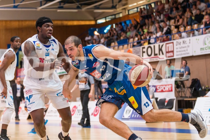 Basketball, ABL 2016/17, Playoff Finale Spiel 1, Oberwart Gunners, Kapfenberg Bulls, Carl Baptiste (13)