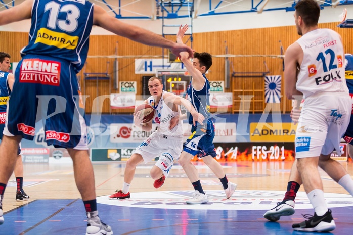 Basketball, ABL 2016/17, Playoff Finale Spiel 1, Oberwart Gunners, Kapfenberg Bulls, Sebastian Käferle (7)