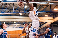Basketball, ABL 2016/17, Playoff Finale Spiel 1, Oberwart Gunners, Kapfenberg Bulls, Jamari Traylor (9)