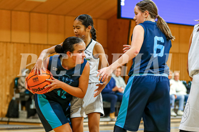 23.11.2024 Österreichischer Basketballverband 2024/25, SLWU14, Basket Flames UNION vs. Vienna Timberwolves
