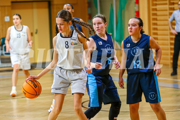 23.11.2024 Österreichischer Basketballverband 2024/25, SLWU14, Basket Flames UNION vs. Vienna Timberwolves
