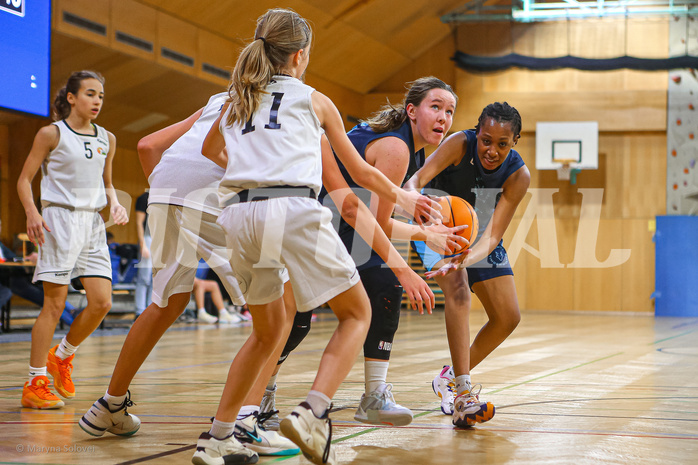23.11.2024 Österreichischer Basketballverband 2024/25, SLWU14, Basket Flames UNION vs. Vienna Timberwolves