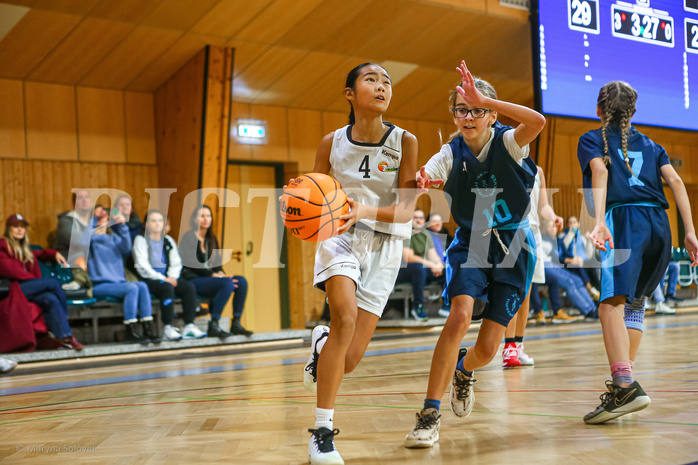 23.11.2024 Österreichischer Basketballverband 2024/25, SLWU14, Basket Flames UNION vs. Vienna Timberwolves