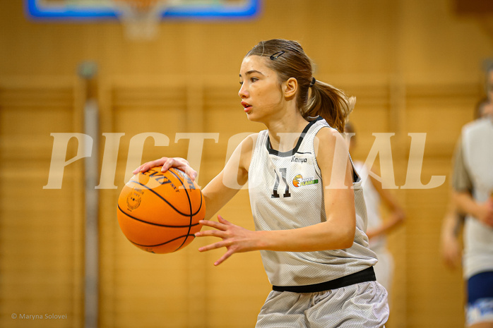 23.11.2024 Österreichischer Basketballverband 2024/25, SLWU14, Basket Flames UNION vs. Vienna Timberwolves