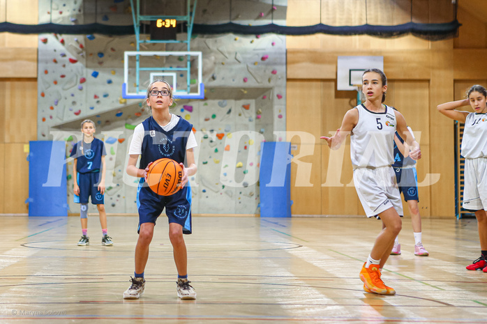 23.11.2024 Österreichischer Basketballverband 2024/25, SLWU14, Basket Flames UNION vs. Vienna Timberwolves