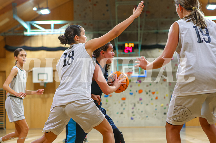 23.11.2024 Österreichischer Basketballverband 2024/25, SLWU14, Basket Flames UNION vs. Vienna Timberwolves