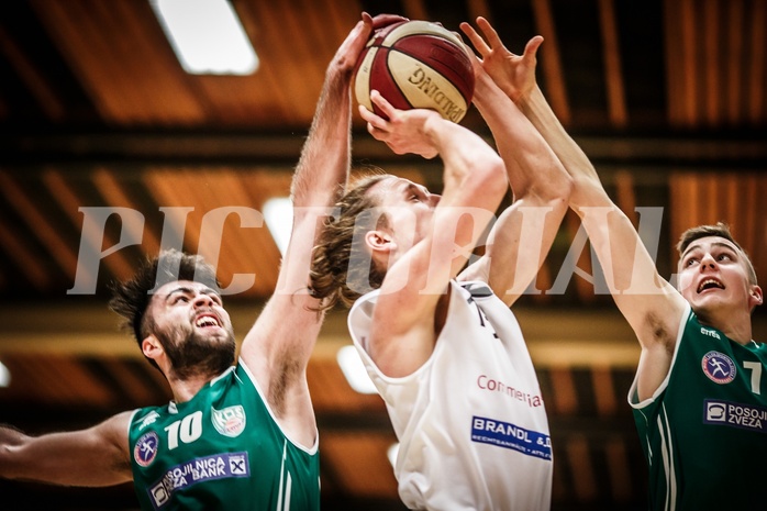 Basketball, 2.Bundesliga, Grunddurchgang 10.Runde (Nachtrag), Mattersburg Rocks, KOŠ Posojilnica Bank Celovec, Lukas GLUDOVATZ (15)