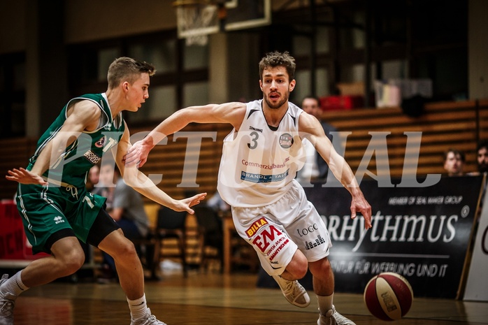 Basketball, 2.Bundesliga, Grunddurchgang 10.Runde (Nachtrag), Mattersburg Rocks, KOŠ Posojilnica Bank Celovec, Jan Nicoli (3)