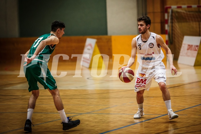 Basketball, 2.Bundesliga, Grunddurchgang 10.Runde (Nachtrag), Mattersburg Rocks, KOŠ Posojilnica Bank Celovec, Jan Nicoli (3)