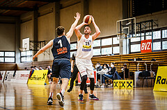 Basketball, Basketball Zweite Liga, Playoff: Viertelfinale 3. Spiel, Mattersburg Rocks, BBC Nord Dragonz, Corey HALLETT (13)