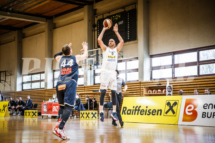 Basketball, Basketball Zweite Liga, Playoff: Viertelfinale 3. Spiel, Mattersburg Rocks, BBC Nord Dragonz, Corey HALLETT (13)
