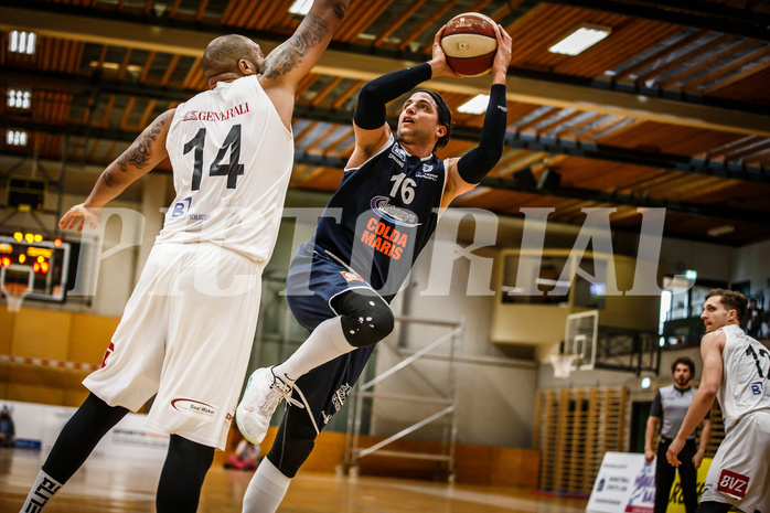 Basketball, Basketball Zweite Liga, Playoff: Viertelfinale 3. Spiel, Mattersburg Rocks, BBC Nord Dragonz, Marko Kolaric (16)