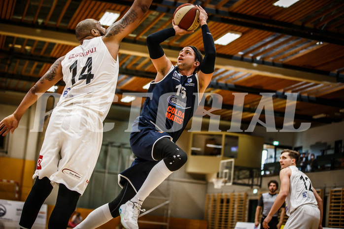 Basketball, Basketball Zweite Liga, Playoff: Viertelfinale 3. Spiel, Mattersburg Rocks, BBC Nord Dragonz, Marko Kolaric (16)