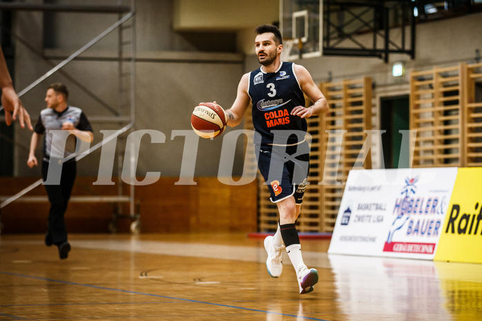 Basketball, Basketball Zweite Liga, Playoff: Viertelfinale 3. Spiel, Mattersburg Rocks, BBC Nord Dragonz, Petar Cosic (3)